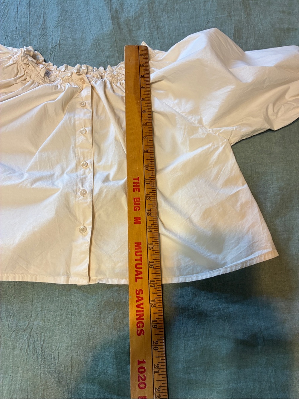 Apiece Apart Casa Organic Cotton Cream Top Sz S - Picture 6 of 9